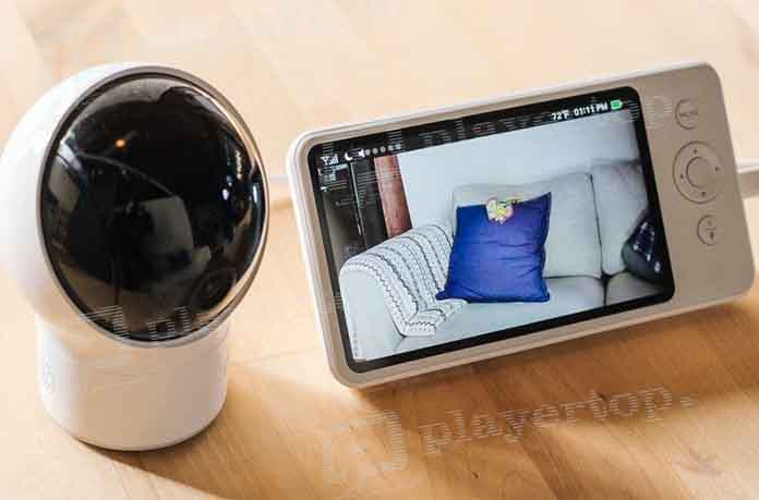 caméra de surveillance avec écran tactile